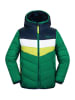 Peek U Ganzjahres-Steppjacke "Baz" in Grün/ Dunkelblau/ Weiß