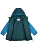 Peek U Ganzjahres-Steppjacke "Baz" in Blau/ Türkis/ Weiß