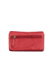 Bellicci Leder-Geldbörse "Cosette" in Rot - (B)17 x (H)10 x (T)3 cm