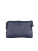 Bellicci Leder-Geldbörse "Connie" in Dunkelblau - (B)9 x (H)17 x (T)3 cm