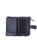 Bellicci Leder-Geldbörse "Connie" in Dunkelblau - (B)9 x (H)17 x (T)3 cm