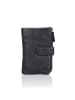 Bellicci Leder-Geldbörse "Connie" in Schwarz - (B)9 x (H)17 x (T)3 cm
