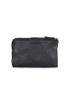 Bellicci Leder-Geldbörse "Connie" in Schwarz - (B)9 x (H)17 x (T)3 cm