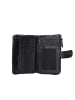 Bellicci Leder-Geldbörse "Connie" in Schwarz - (B)9 x (H)17 x (T)3 cm