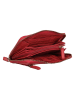 Bellicci Leder-Geldbörse "Chalice" in Rot - (B)20 x (H)10 x (T)2,5 cm