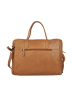 Bellicci Skórzana torba "Olga" w kolorze jasnobrązowym na laptopa - 45 x 31 x 13 cm