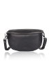 Bellicci Leder-Brustbeutel "Kalyn" in Schwarz - (B)27 x (H)24 x (T)8 cm