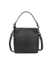 Bellicci Leder-Schultertasche "Calico" in Schwarz - (B)26 x (H)33 x (T)14 cm