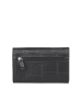 Bellicci Leren portemonnee "Velora" zwart - (B)17 x (H)10 x (D)3 cm