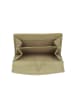 Bellicci Leder-Geldbörse "Venesa" in Beige - (B)9 x (H)13 x (T)3 cm