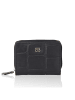 Bellicci Skórzany portfel "Veneta" w kolorze czarnym - 11 x 8 x 2 cm