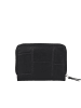 Bellicci Skórzany portfel "Veneta" w kolorze czarnym - 11 x 8 x 2 cm