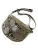 Marlon Leder-Brustbeutel in Taupe - (B)25 x (H)19 x (T)7 cm