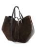 Marlon Leder-Schultertasche in Braun - (B)38 x (H)29 x (T)16 cm