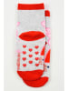 Peppa Pig ABS-Socken "Peppa Pig" in Grau/ Rot