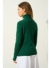 AUTHENTIC CASHMERE Kaszmirowy golf "Bise" w kolorze ciemnozielonym