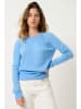 AUTHENTIC CASHMERE Kasjmieren trui "Etret" lichtblauw