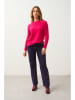AUTHENTIC CASHMERE Kasjmieren trui "Daria" fuchsia