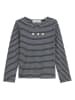 Marc O'Polo Junior Longsleevee in Schwarz/ Weiß