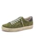 natural world Leren sneakers kaki