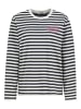 Sublevel Longsleeve in Schwarz/ Weiß