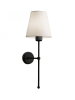 Opviq Wandleuchte in Creme/ Schwarz - (H)50 x Ø 13 cm