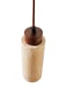 Opviq Hanglamp "Babıl" beige/bruin - (H)151 x Ø 6,5 cm