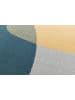 bobochic Kurzflor-Teppich in Gelb/ Blau