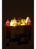 J Line LED-Deko-Adventskalendar in Rot/ Grün/ Weiß - (B)38 x (H)41 cm