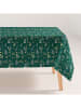 GAMUSI Tischdecke "Golden" in Grün/ Gold