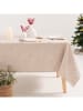 GAMUSI Tischdecke "Flenor" in Beige/ Gold
