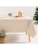 GAMUSI Tischdecke "Sterny" in Creme/ Gold