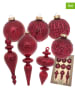 Krebs Glas Lauscha 9-delige set: kerstversiering rood