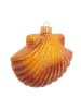 Krebs Glas Lauscha Kerstboomornament "St. Jacobsschelp" goudkleurig - (H)9 cm