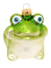 Krebs Glas Lauscha Kerstboomornament "Kikker" groen - (H)8 cm