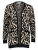 Vila Cardigan in Schwarz/ Beige