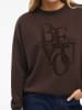 Vila Sweatshirt in Braun