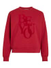 Vila Sweatshirt in Rot
