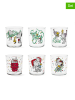Trendy Kitchen by EXCÉLSA 6-delige set: glazen "Peanuts Shiny & Bright" meerkleurig - 350 ml