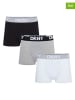 DKNY 3er-Set: Boxershorts in Weiß/ Grau/ Schwarz
