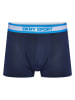 DKNY 3er-Set: Boxershorts in Dunkelblau/ Blau/ Grau