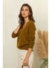 Soft Cashmere Trui olijfgroen