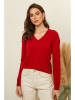 Soft Cashmere Pullover in Rot