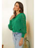 Soft Cashmere Trui groen