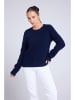 Maison Héritage Cashmere Kaschmir-Pullover in Dunkelblau