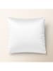 Pierre Cardin Satin-Kissenhülle "Iris" in Weiß