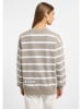 ELBSAND Sweatshirt "Meret" beige/wit