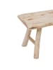 WellHome Sitzbank "Woody" in Beige - (B)70 x (H)31 x (T)26 cm