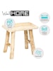 WellHome Kruk beige - (B)34,5 x (H)31 x (D)23 cm