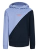 Retour Hoodie "Novan" in Hellblau/ Dunkelblau